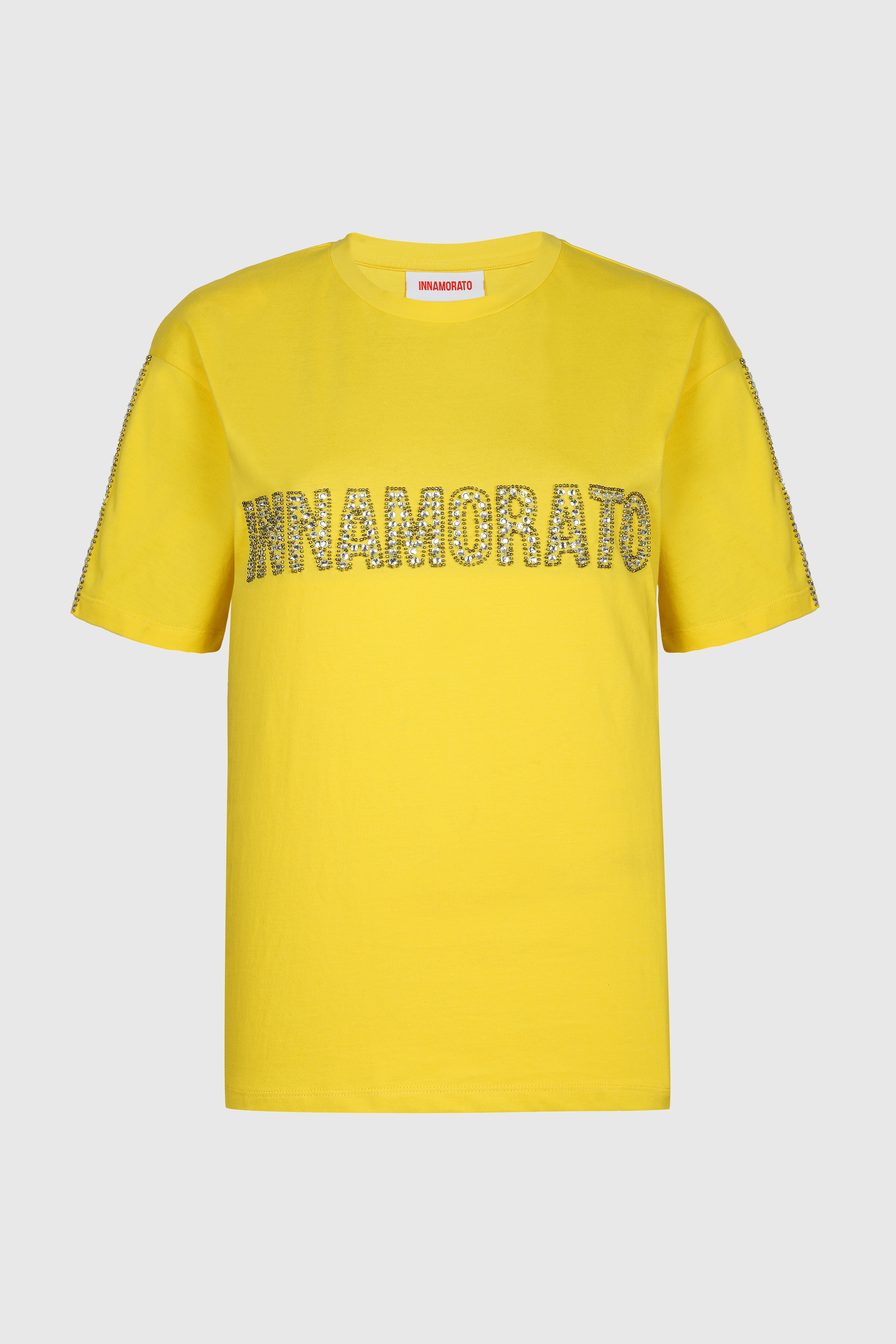 Crystal embellished logo t-shirt