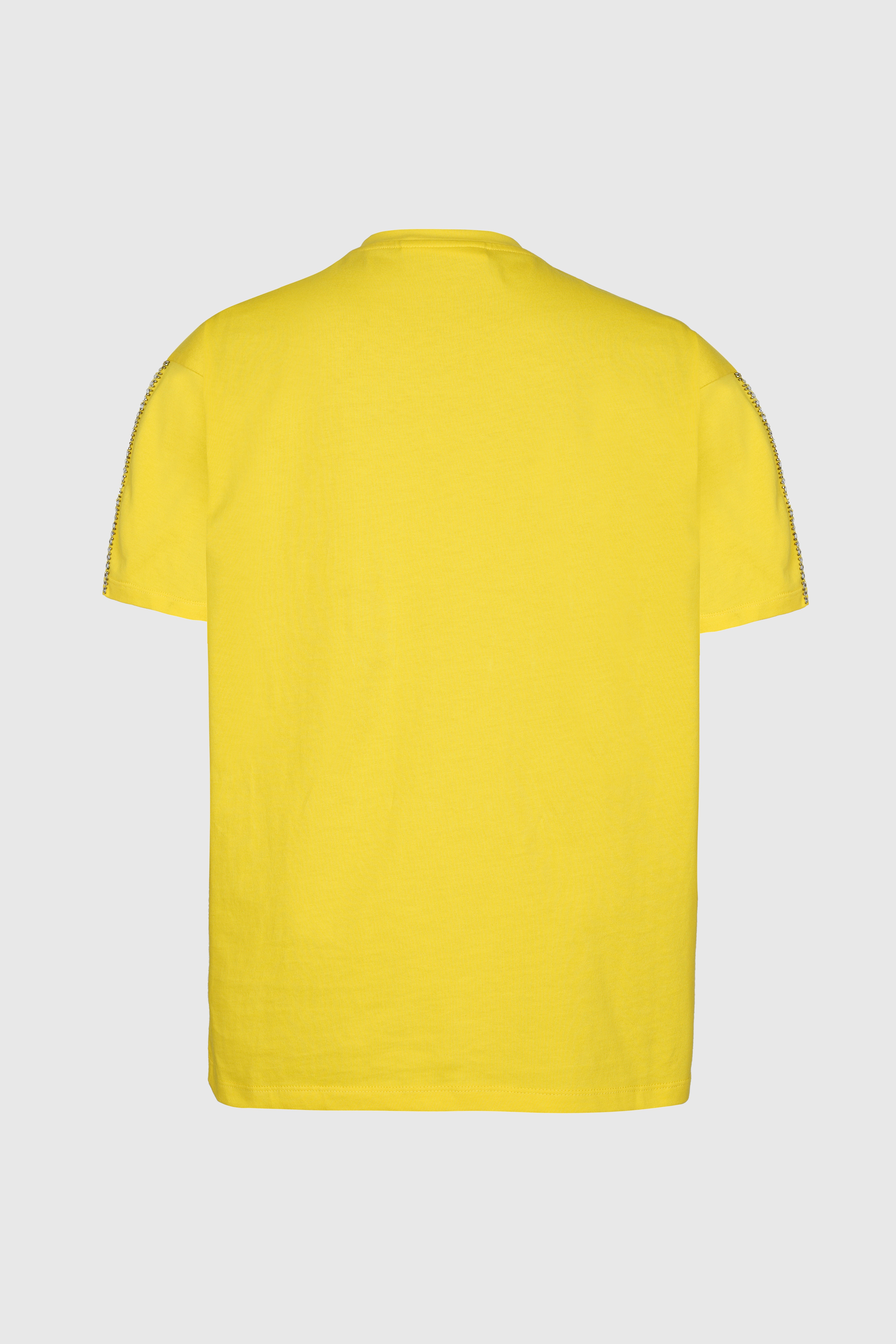 Crystal embellished logo t-shirt