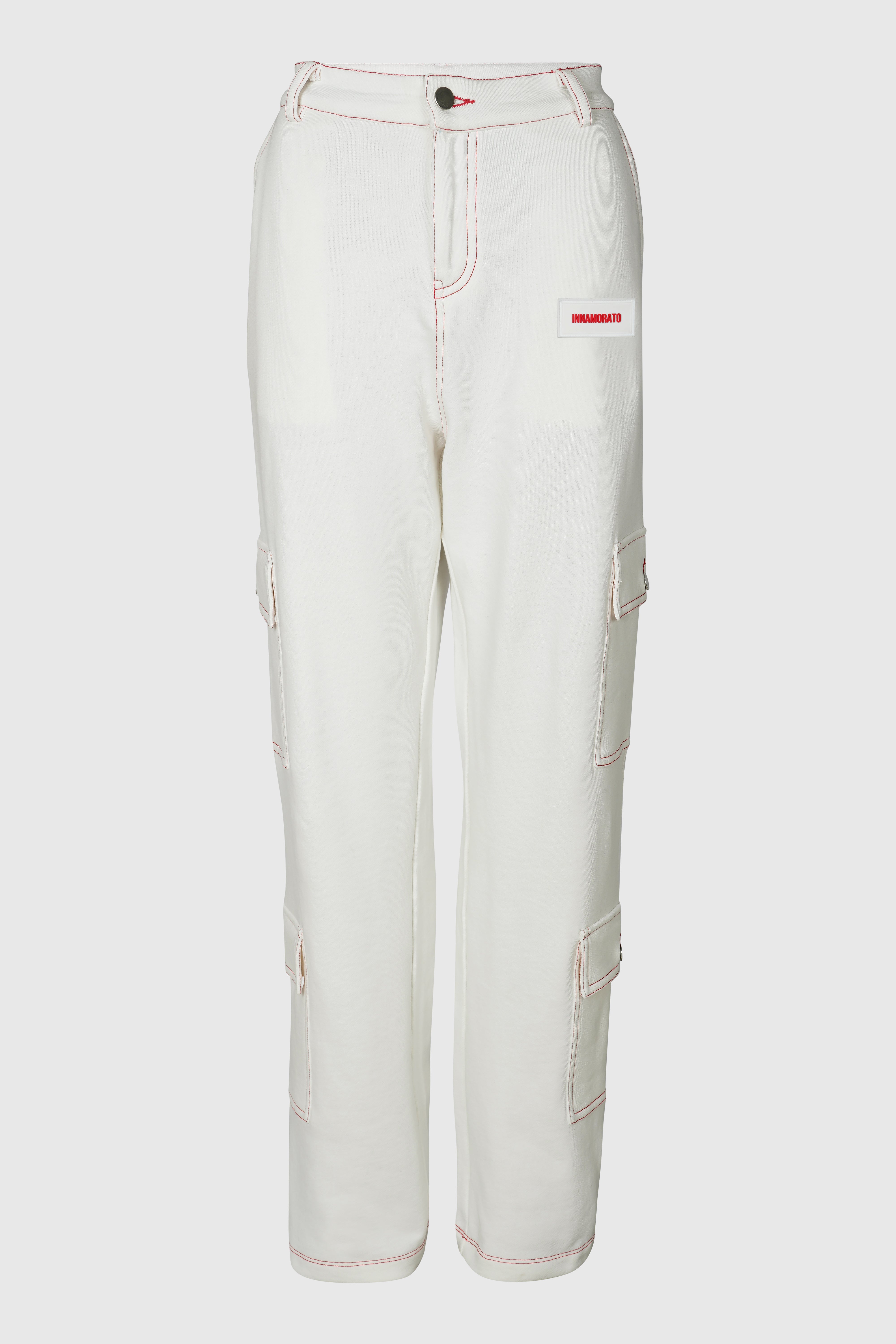 Contrast stitched cargo pants from innamoratoclo.com