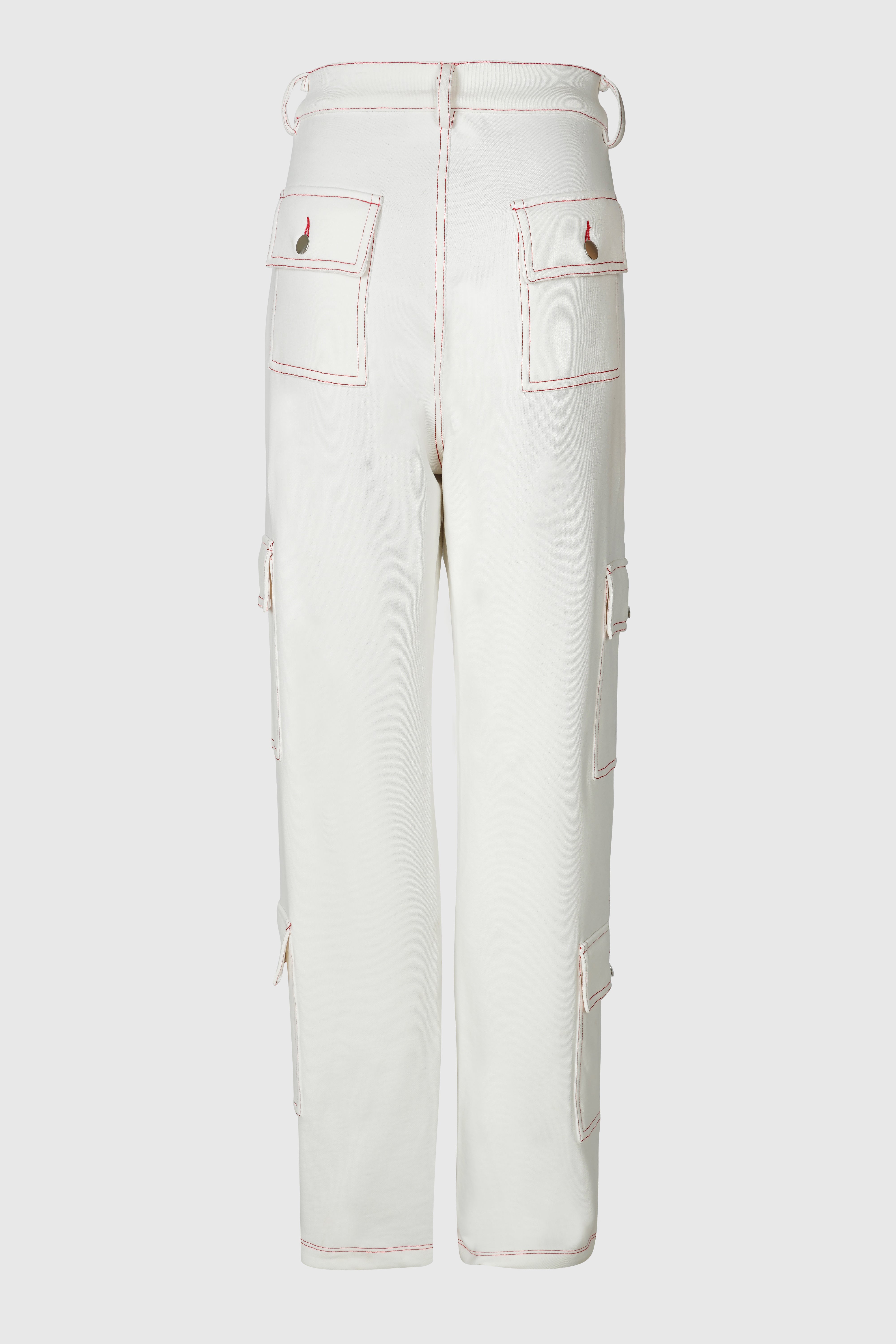 Contrast stitched cargo pants from innamoratoclo.com