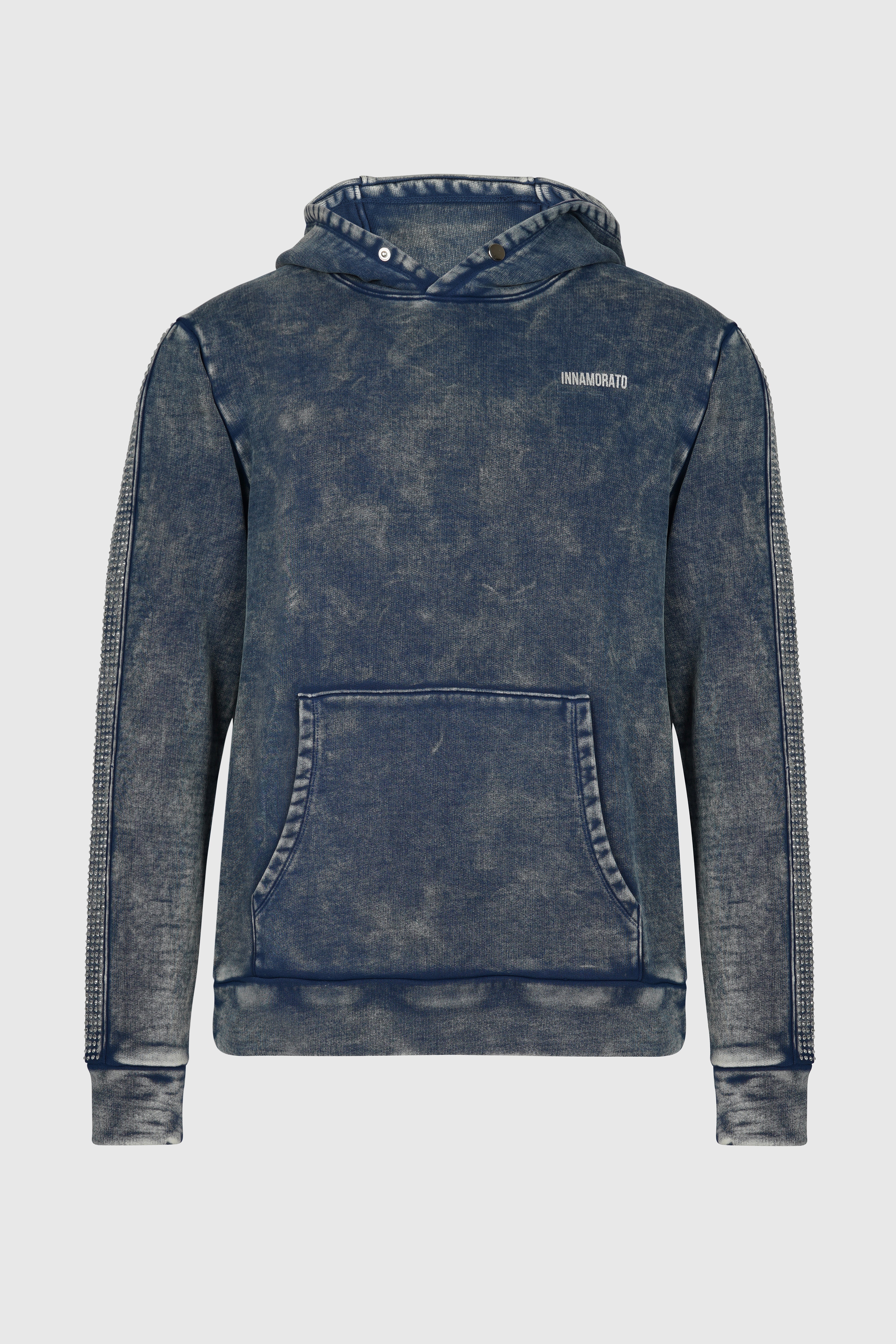 Mineral washed crystal hoodie from innamoratoclo.com