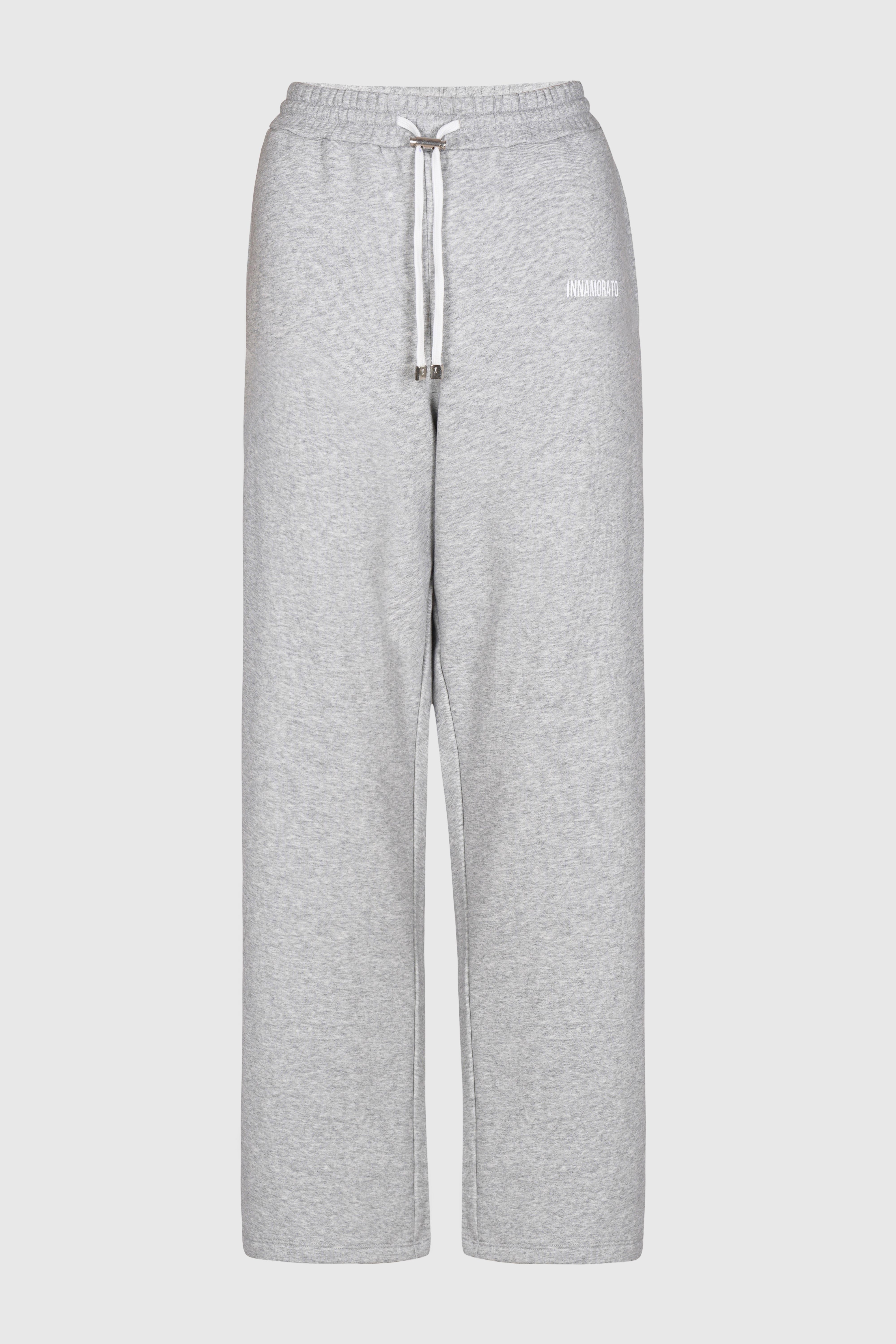 Light grey melange sweatpants