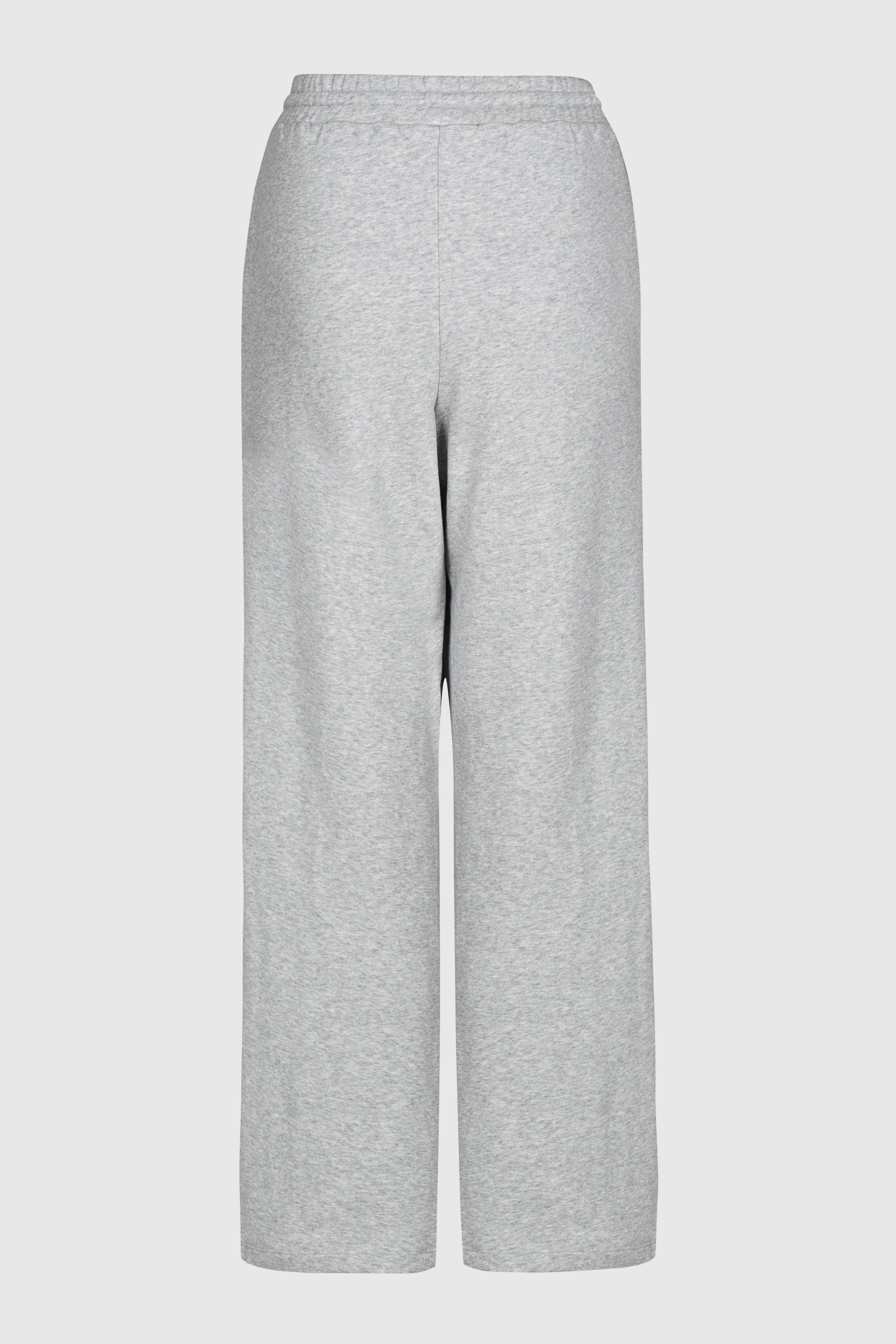 Light grey melange sweatpants