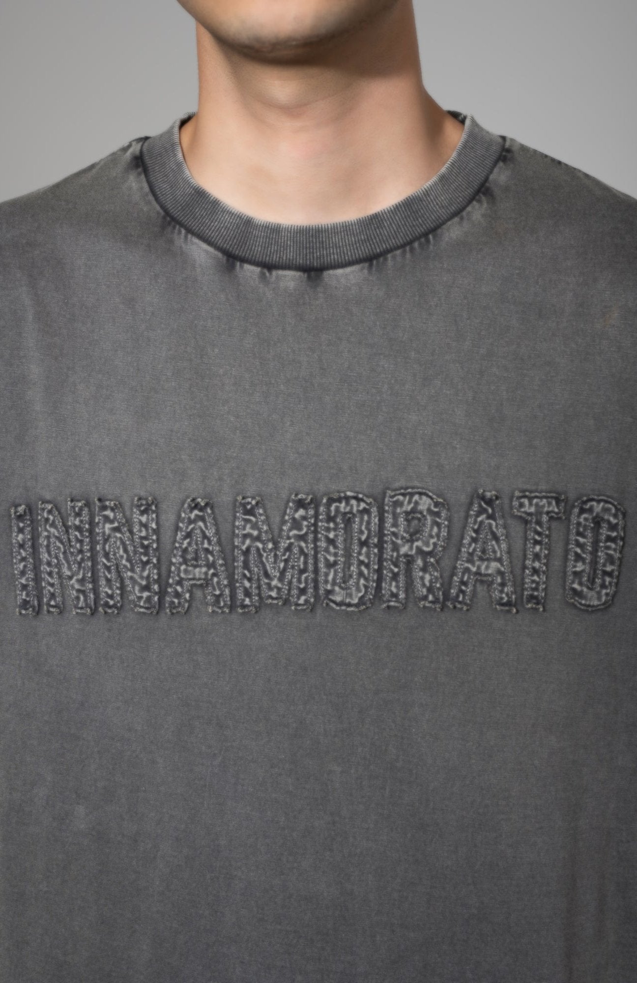 Mineral washed supima cotton t-shirt from https://innamoratoclo.com