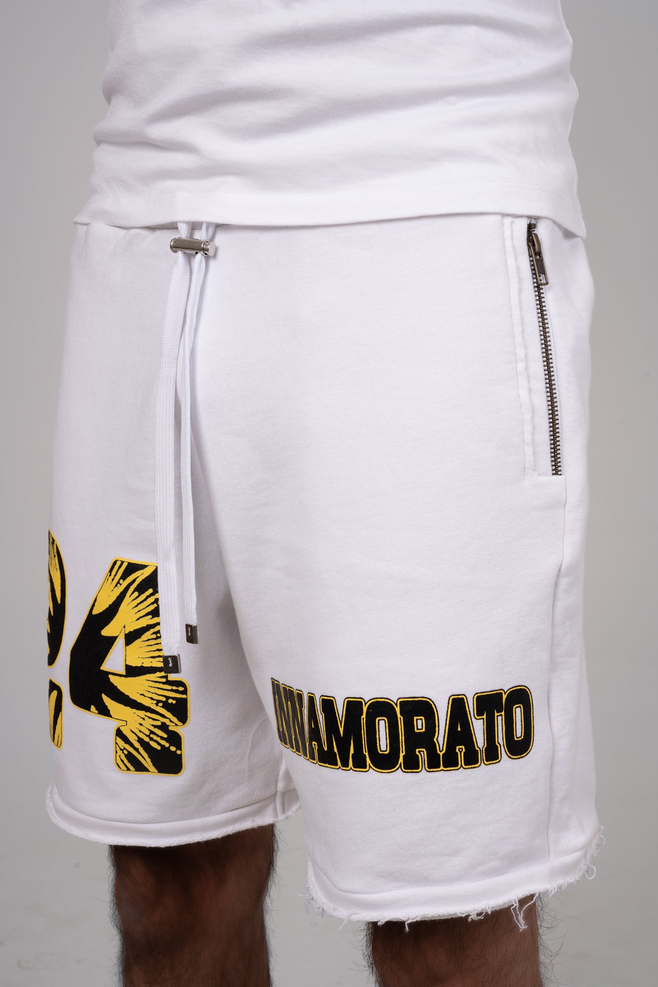 Football cotton shorts- White from innamoratoclo.com