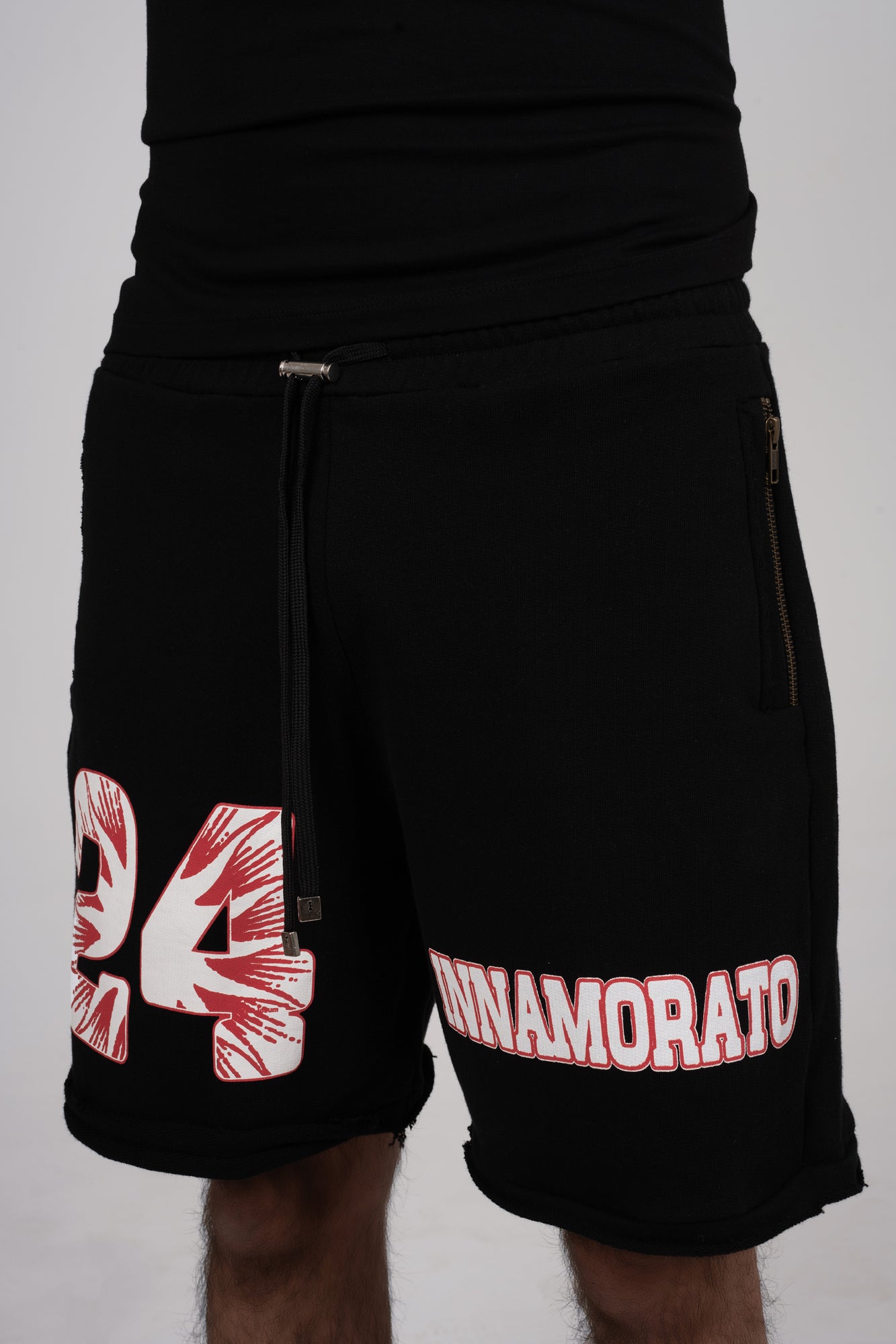 Football cotton shorts- Black from innamoratoclo.com