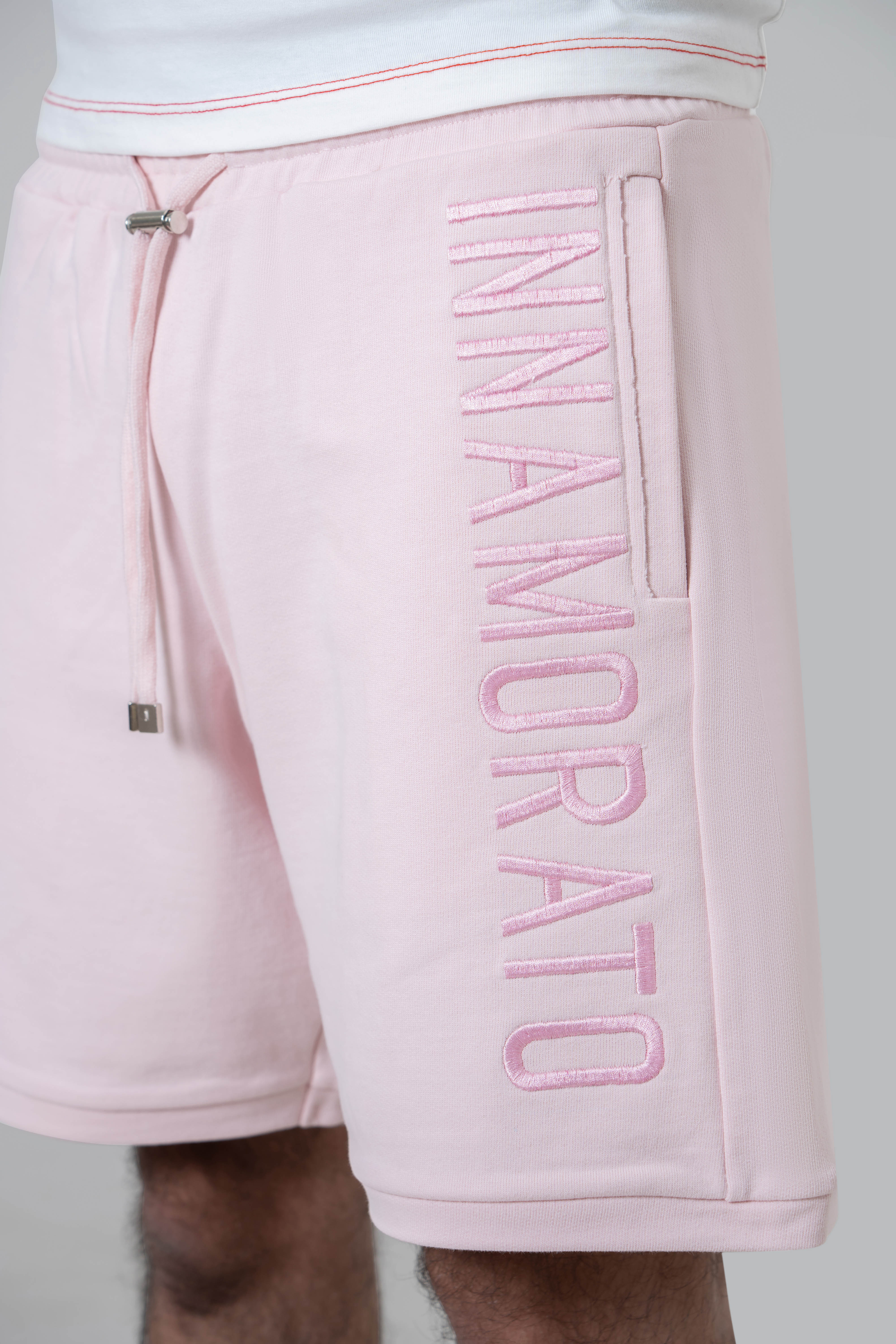 Logo embroidered shorts from innamoratoclo.com