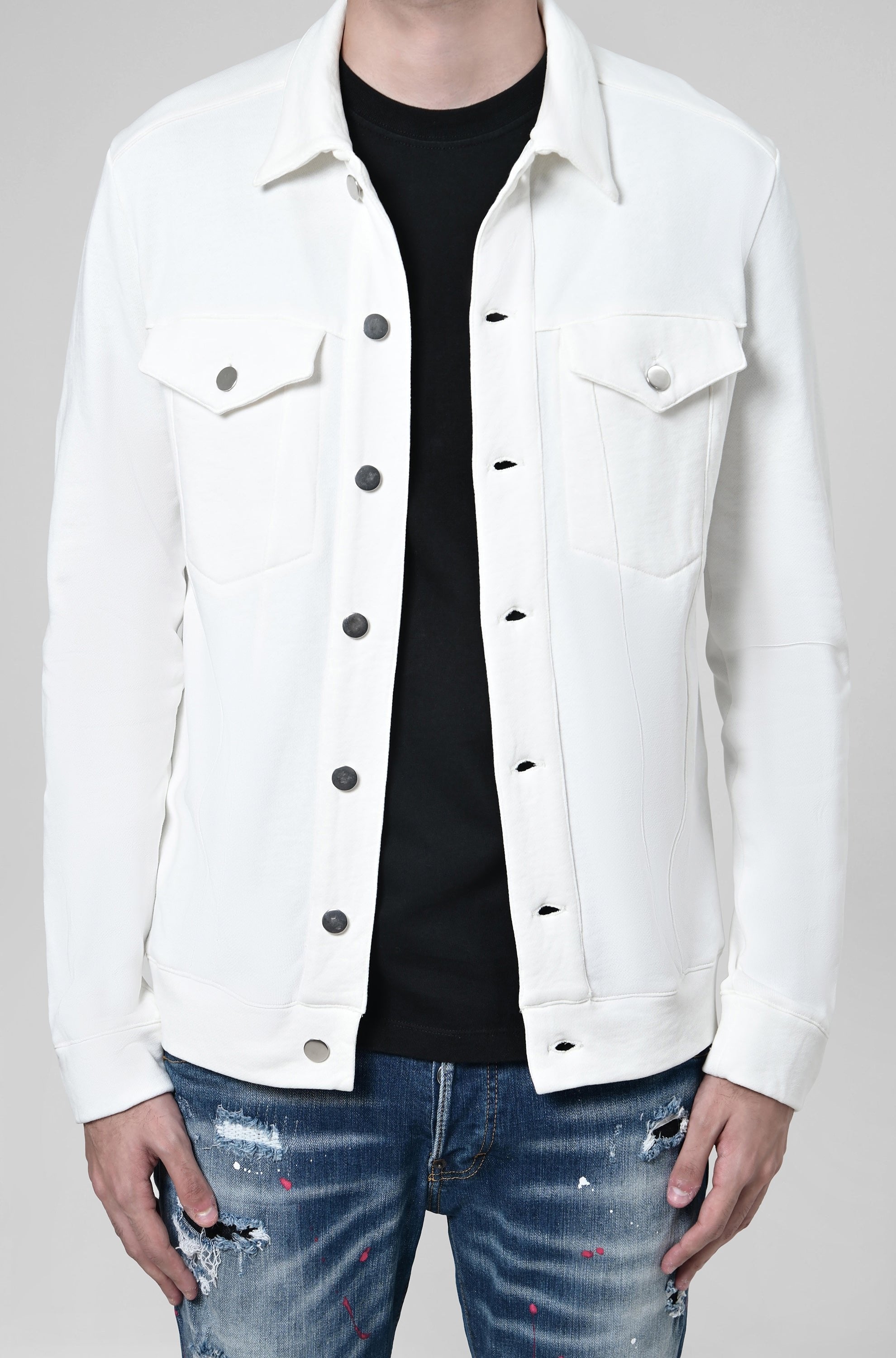 Logo embroidered overshirt from innamoratoclo.com