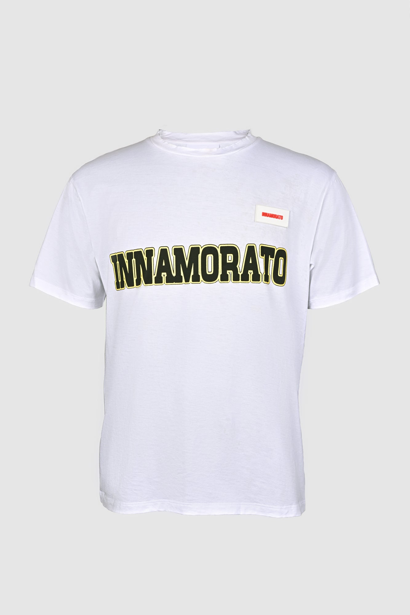 Supima cotton football t-shirt- White from innamoratoclo.com