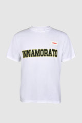 Supima cotton football t-shirt- White from innamoratoclo.com