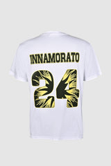 Supima cotton football t-shirt- White from innamoratoclo.com