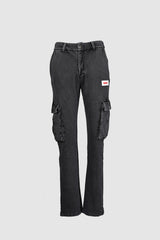 Mineral washed cotton cargo pants from innamoratoclo.com