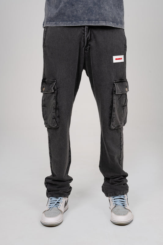 Mineral washed cotton cargo pants from innamoratoclo.com