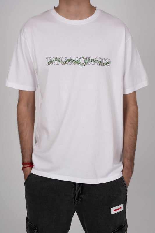 Floral logo supima cotton t-shirt from innamoratoclo.com