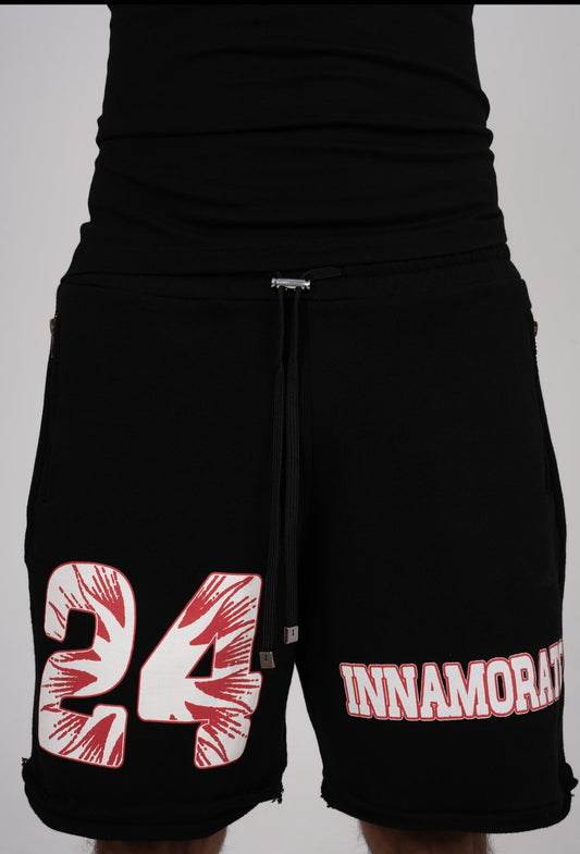 Cotton track shorts- Black from innamoratoclo.com