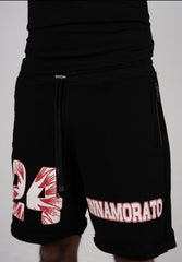 Cotton track shorts- Black from innamoratoclo.com